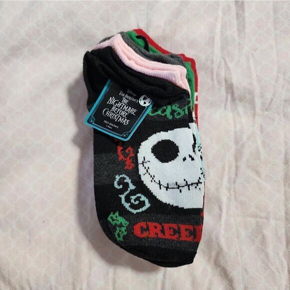 Nwt The Nightmare Before Christmas Holiday Socks Set, one size - Picture 5 of 6